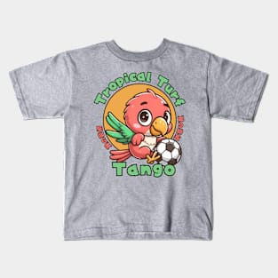 Football player parrot Kids T-Shirt